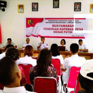 Palipu’ Target Jadi Desa Pertama di Tana Toraja Bentuk Koperasi Merah Putih