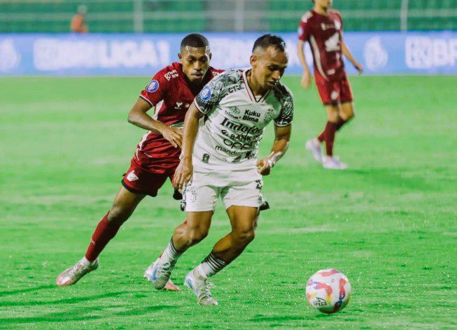 Gol Privat Mbarga Bawa Bali United Menang Atas PSM Makassar