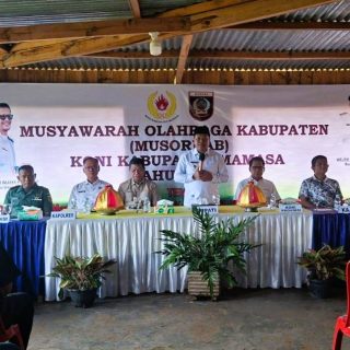 Musorkab KONI Mamasa Digelar, Yusak Nole Lolang Terpilih Jadi Ketua
