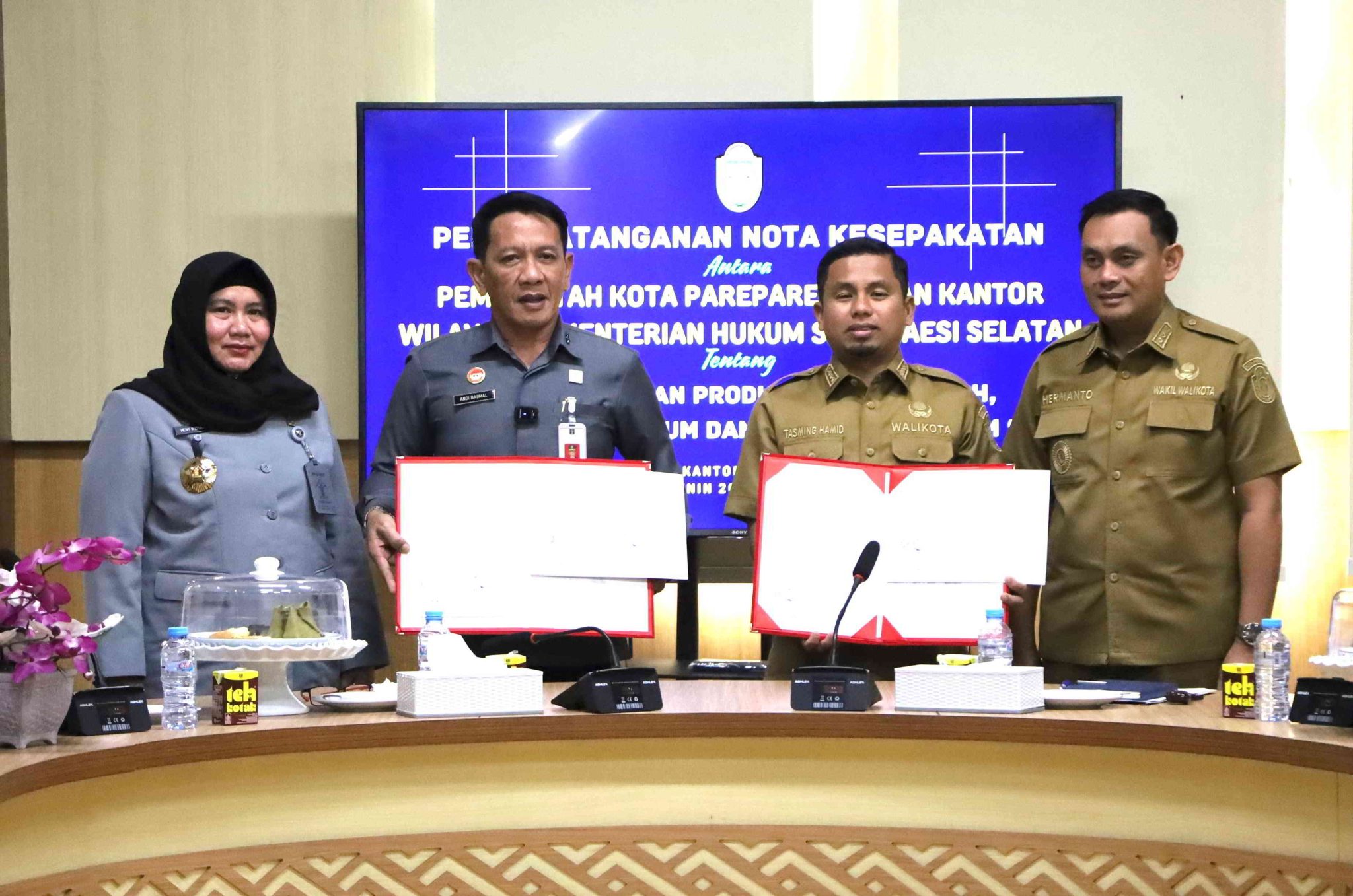 Pemkot Parepare dan Kemenkumham Sulsel Jalin Kerja Sama, Fokus pada Produk Hukum dan Akses Keadilan