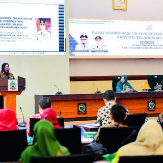 Fatmawati Rusdi Pimpin Rakor TPPS se-Sulsel, Dorong Kolaborasi Lintas Sektor untuk Tekan Stunting