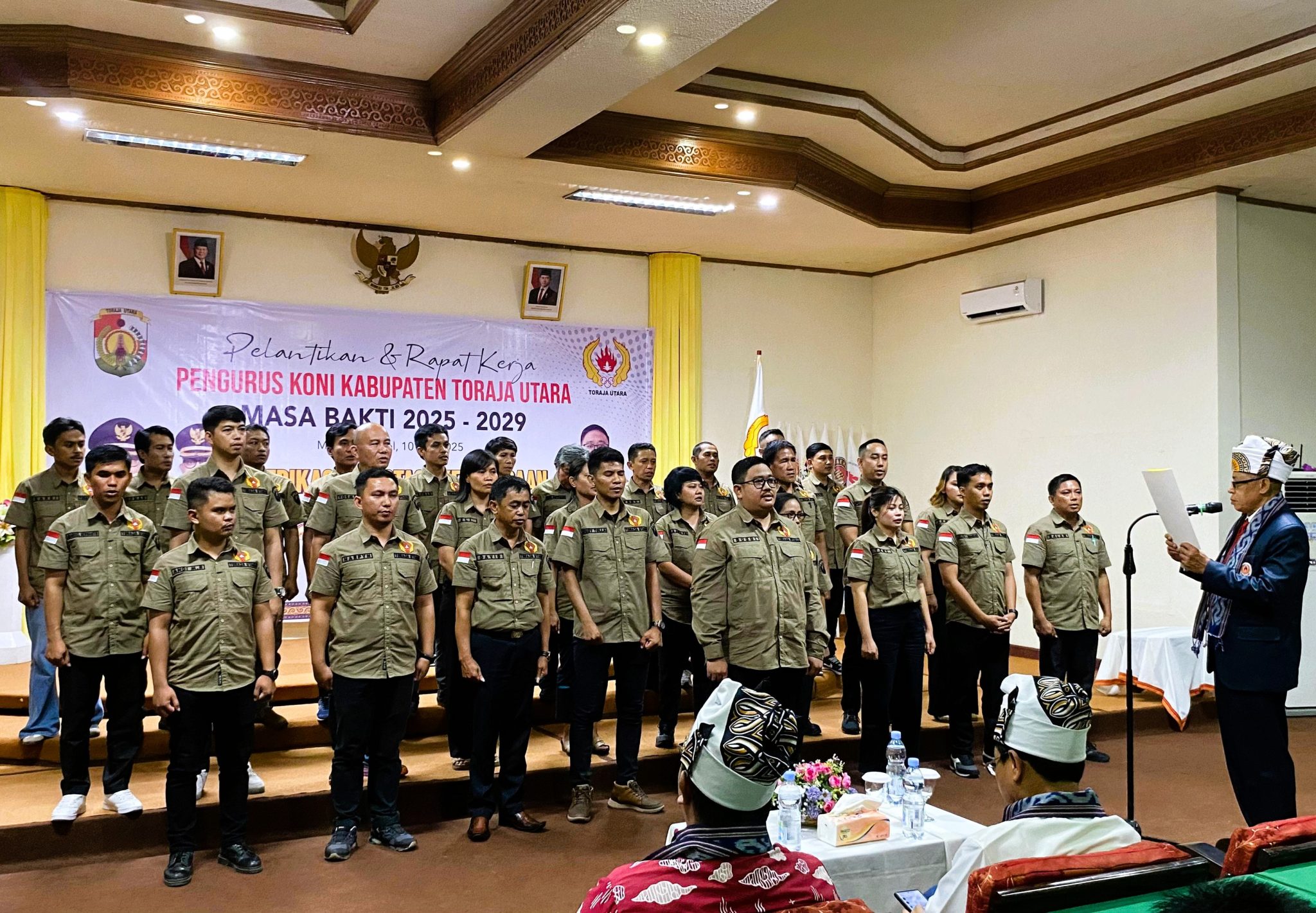 Pengurus KONI Toraja Utara Periode 2025–2029 Resmi Dilantik