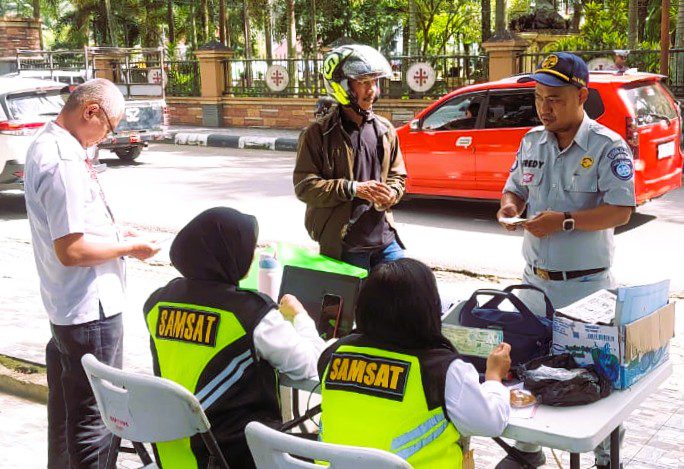 Samsat Tana Toraja Gelar Operasi Penertiban Pajak Kendaraan, Puluhan Kendaraan Terjaring