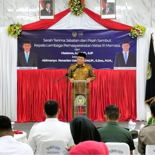 Bupati Welem Hadiri Sertijab Kalapas Kelas III Mamasa