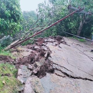 Tanah Bergerak di Dusun Bena’ Tana Toraja, BPBD Sulsel Kirim Bantuan Darurat