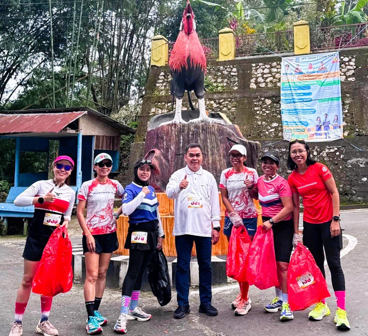 600 Runners Meriahkan Run For Earth 7.8K di Festival Hutan Toraja