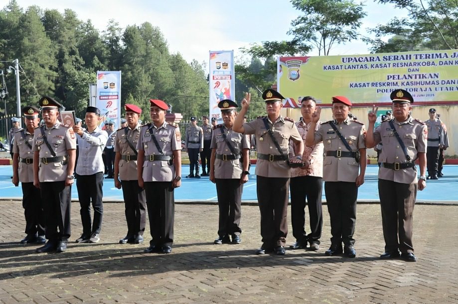 Jabatan Tiga Kasat Polres Toraja Utara Berganti, Iptu Ruxon Jabat Kasat Reskrim
