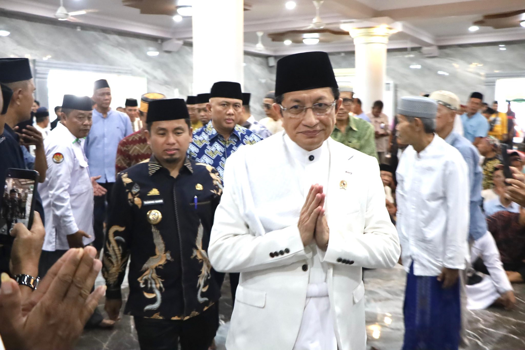 Wali Kota Parepare Tasming Hamid Sambut Menteri Agama RI, Prof. Nazaruddin Umar