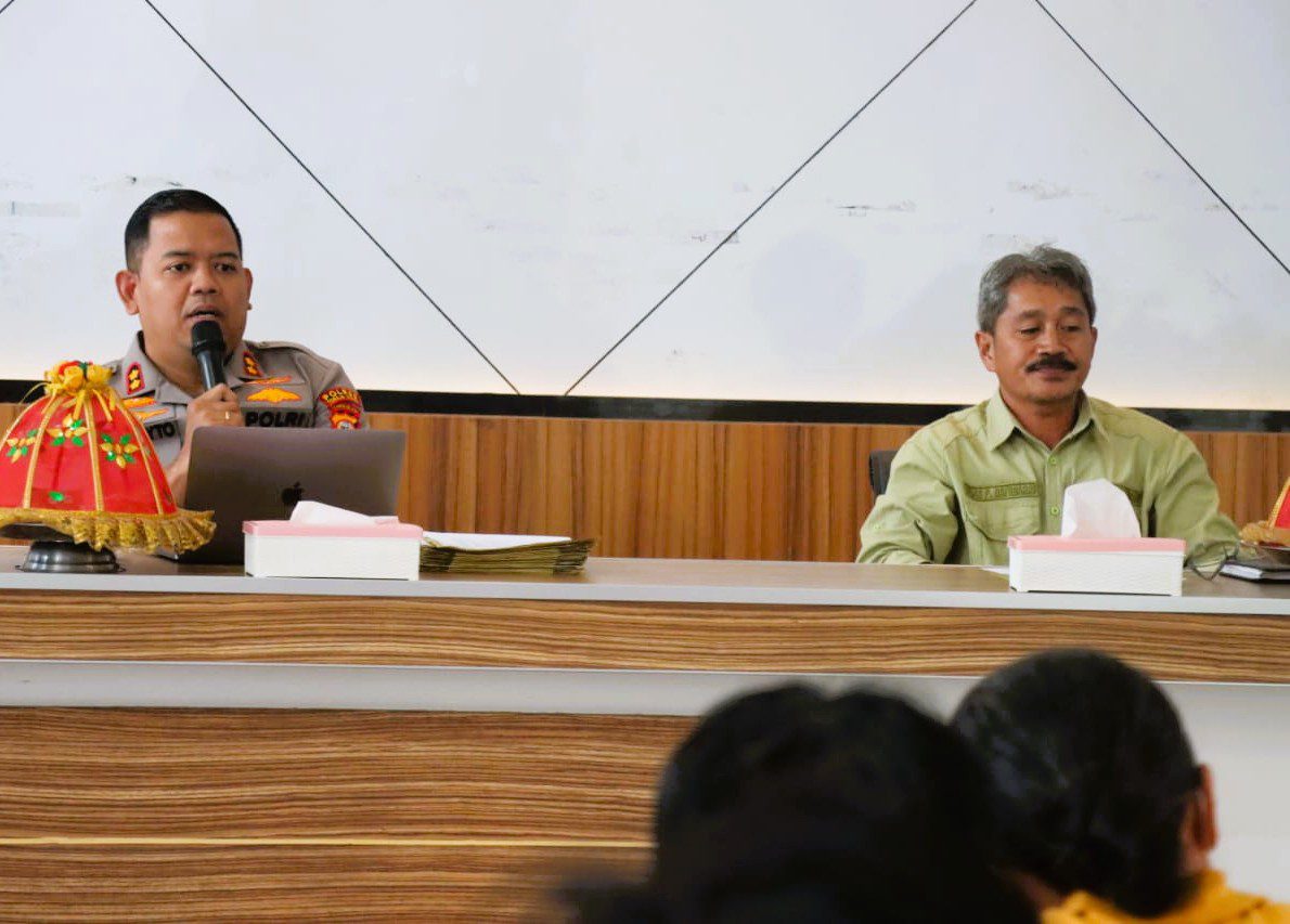 Matangkan Panen Raya Jagung Kuartal III, Polres dan Pemkab Toraja Utara Gelar Rakernis