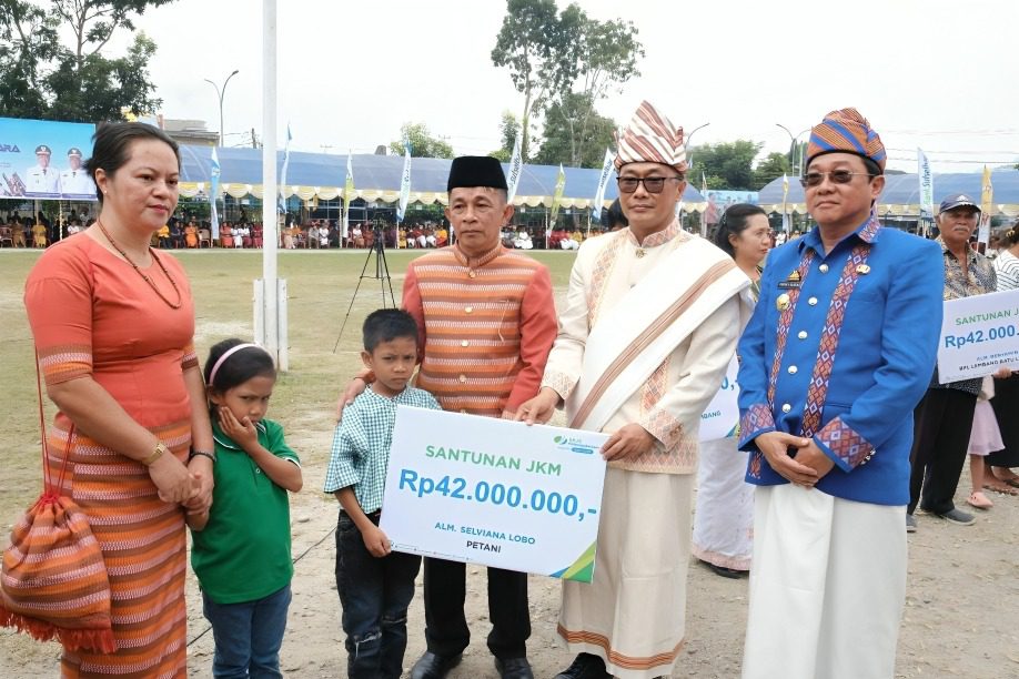 Nepal dan Nesya Terima Santunan Rp 42 Juta dari BPJS Ketenagakerjaan