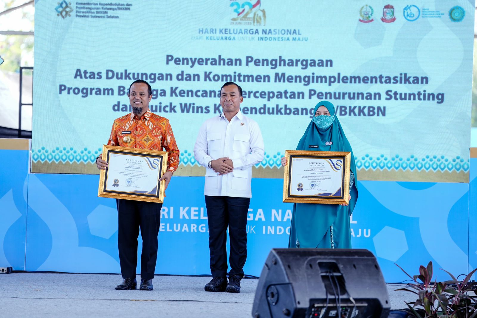 Berhasil Turunkan Angka Stunting, Pemprov Sulsel Raih Penghargaan Quick Wins dari BKKBN