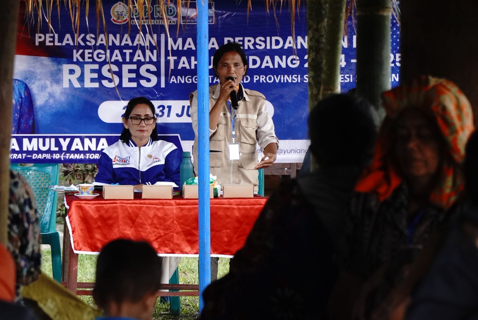 Di Ratte Talonge, Yuniana Mulyana Dukung Aspirasi Lanjutkan Irigasi Parodo dan Pemekaran Toraja Barat