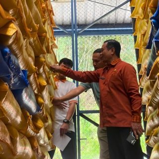TPID Tana Toraja Tinjau Gudang Bulog Nanggala, Pastikan Stok Beras Aman