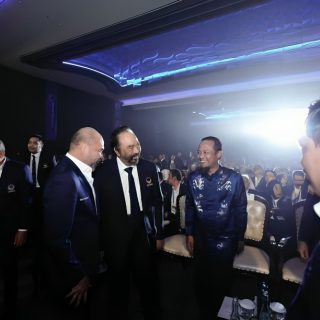 Gubernur Sulsel Sambut Hangat Rakernas Partai NasDem di Makassar