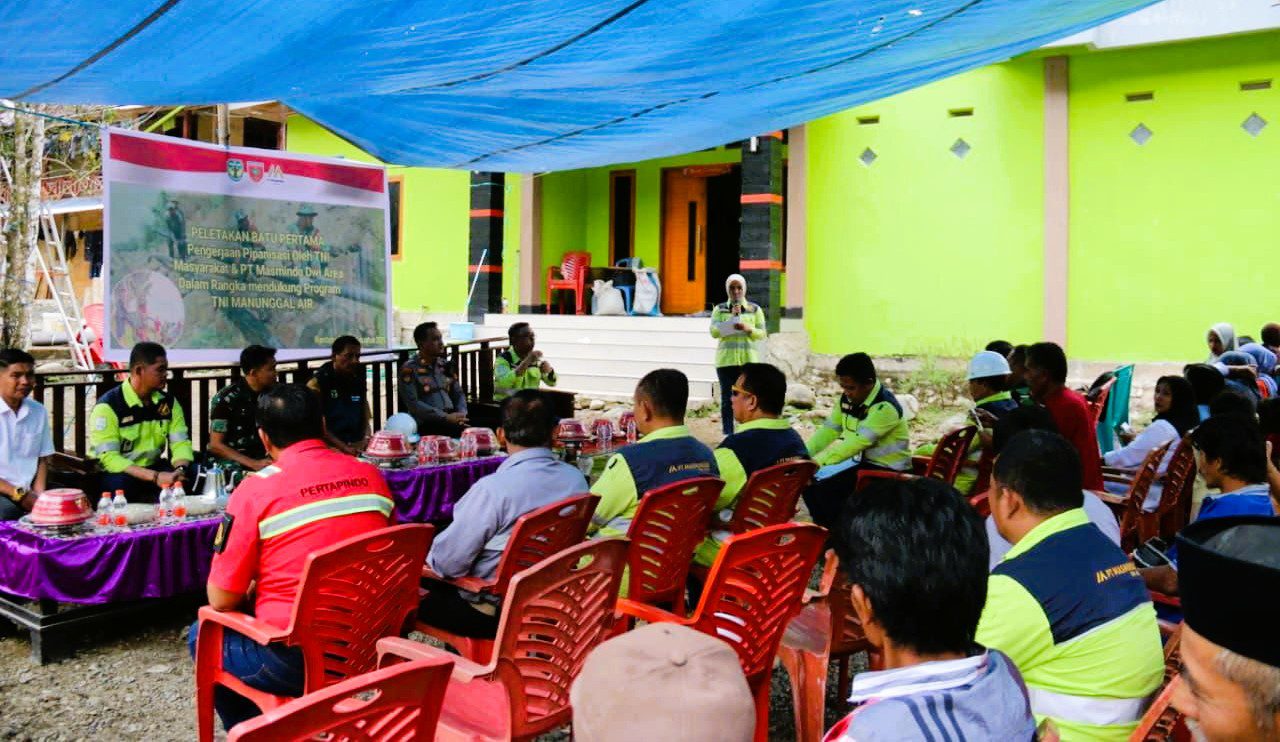 PT Masmindo dan Kodim 1403/Palopo Gelar Groundbreaking Program Revitalisasi Air Bersih di Rante Balla 2 PT Masmindo dan Kodim 1403/Palopo Gelar Groundbreaking Program Revitalisasi Air Bersih di Rante Balla