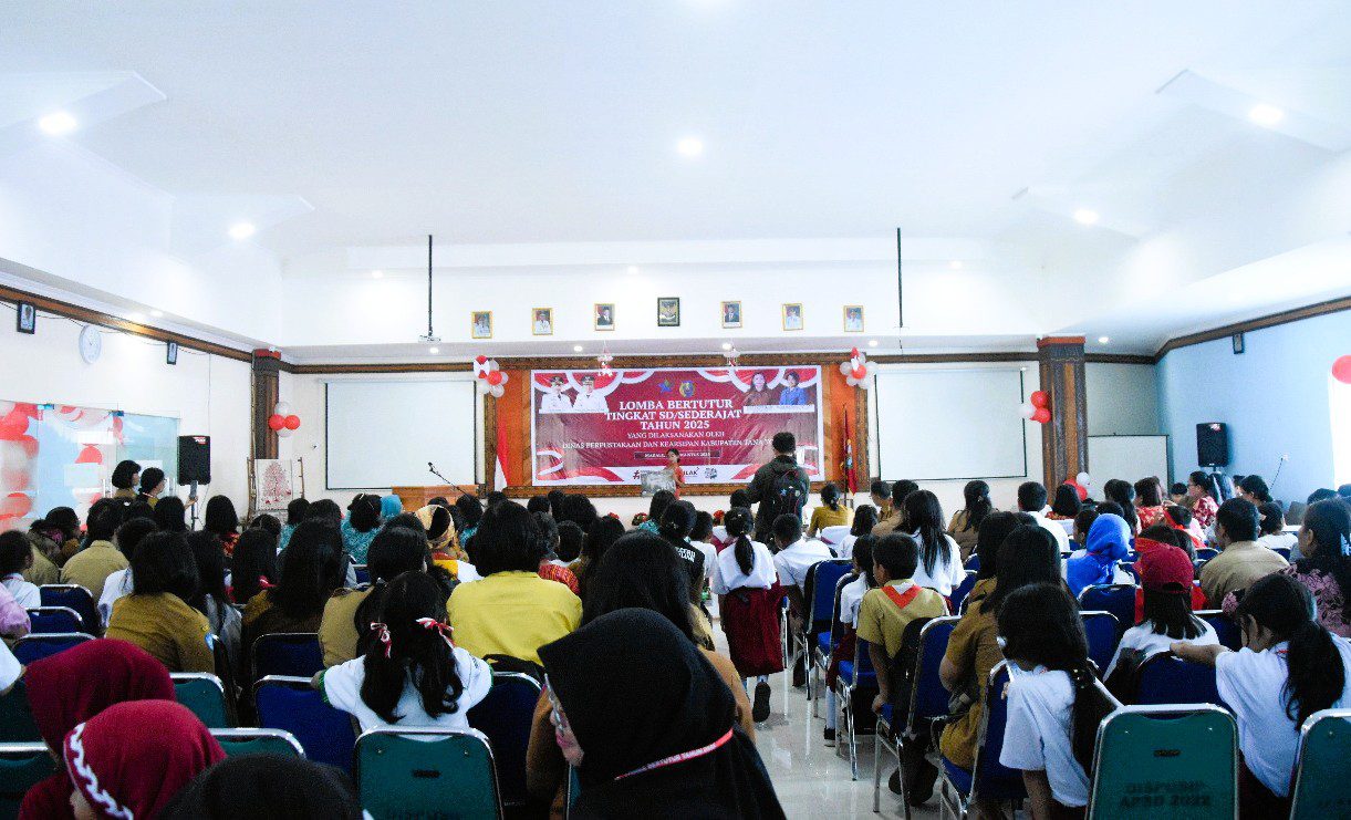 Dinas Perpustakaan Tana Toraja Sukses Gelar Lomba Bertutur Tingkat SD 2025