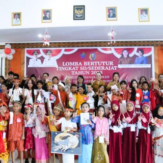 Dinas Perpustakaan Tana Toraja Sukses Gelar Lomba Bertutur Tingkat SD 2025