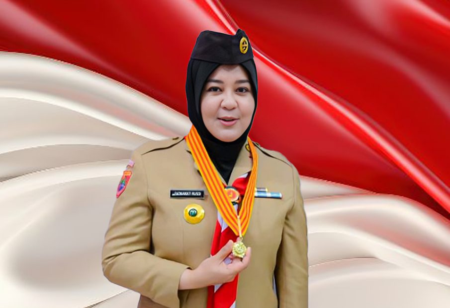 Wagub Sulsel Fatmawati Rusdi Terima Lencana Melati, Penghargaan Tertinggi Gerakan Pramuka