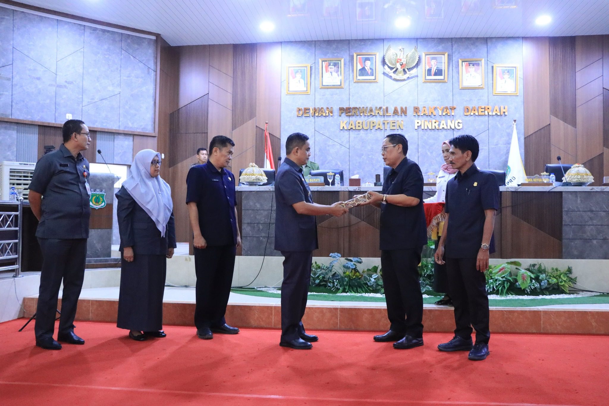 Sudirman Bungi Hadiri Rapat Paripurna DPRD Kabupaten Pinrang