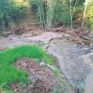 Banjir Bandang dan Longsor Terjang Desa Mannababa, Akses Jalan dan Sawah Warga Rusak Parah