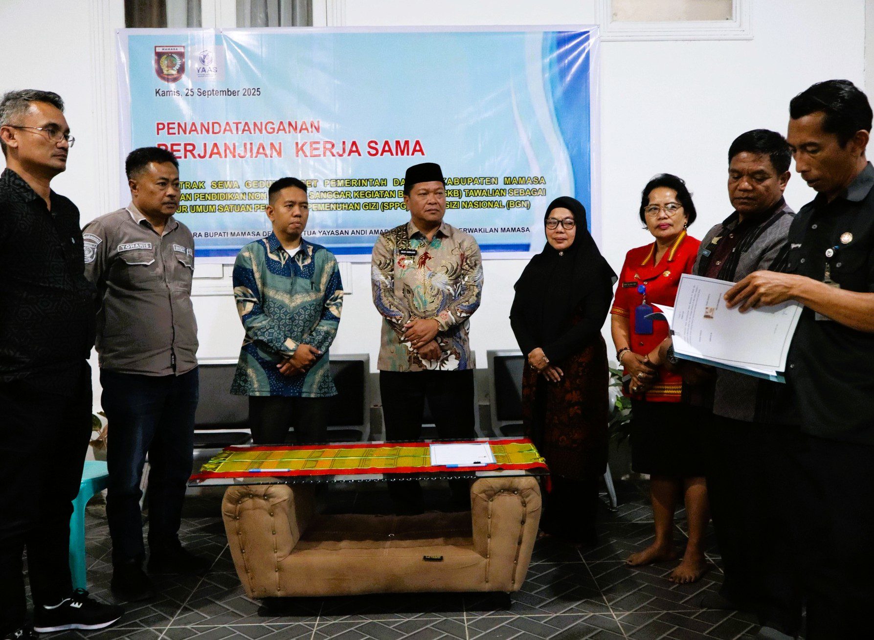 Pemkab Mamasa Gandeng Yayasan Andi Amar Maruf untuk Program Makan Gratis Bergizi