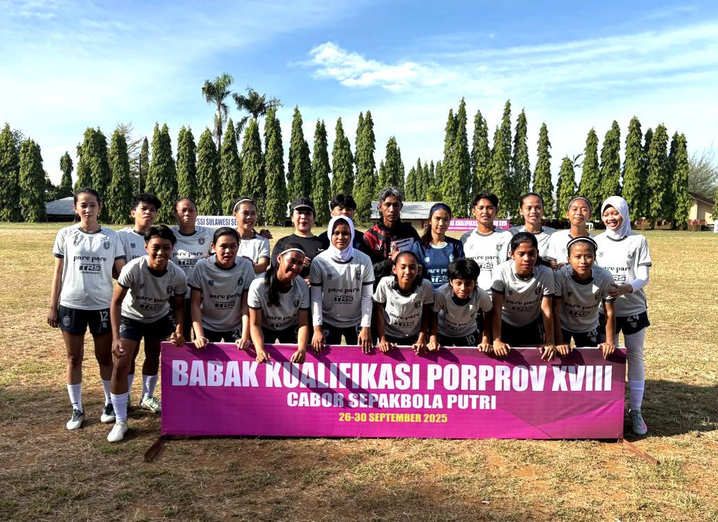 ‎Sitti Sahra Balqis Cetak Hatrick, Tim Putri Parepare Lolos ke Porprov 2026