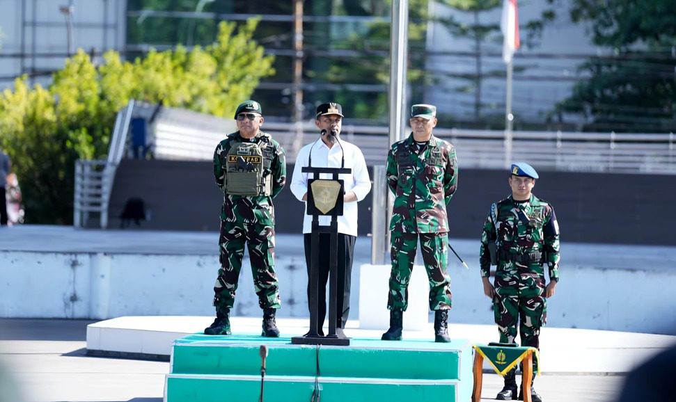 Gubernur Andi Sudirman Apresiasi TNI Jaga Kondusivitas Sulsel