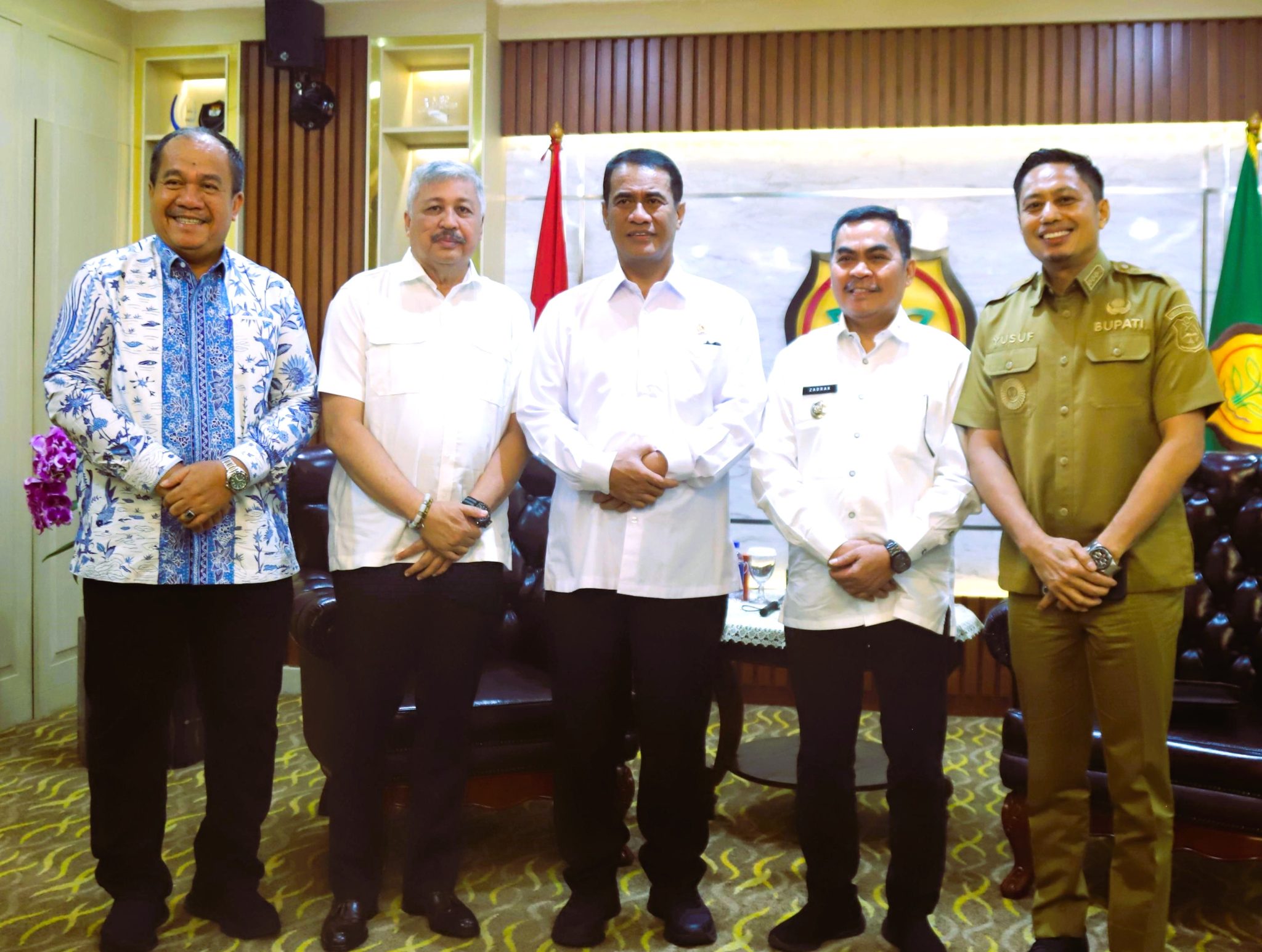 Bupati Enrekang Audiensi dengan Menteri Pertanian Bahas Ketahanan Pangan