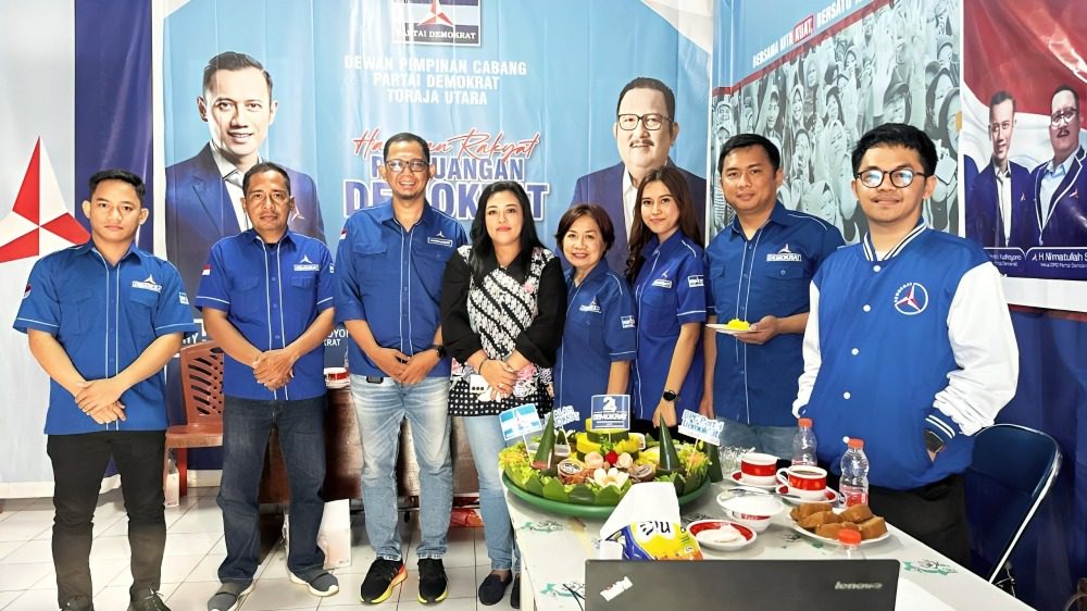 24 Tahun Partai Demokrat, DPC Toraja Utara Pilih Rayakan dengan Tebar Kepedulian