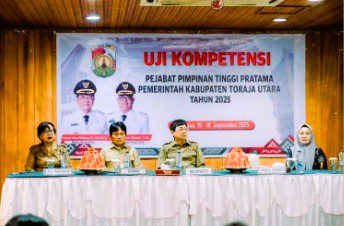 Pemkab Toraja Utara Gelar Uji Kompetensi Pejabat Pimpinan Tinggi Pratama