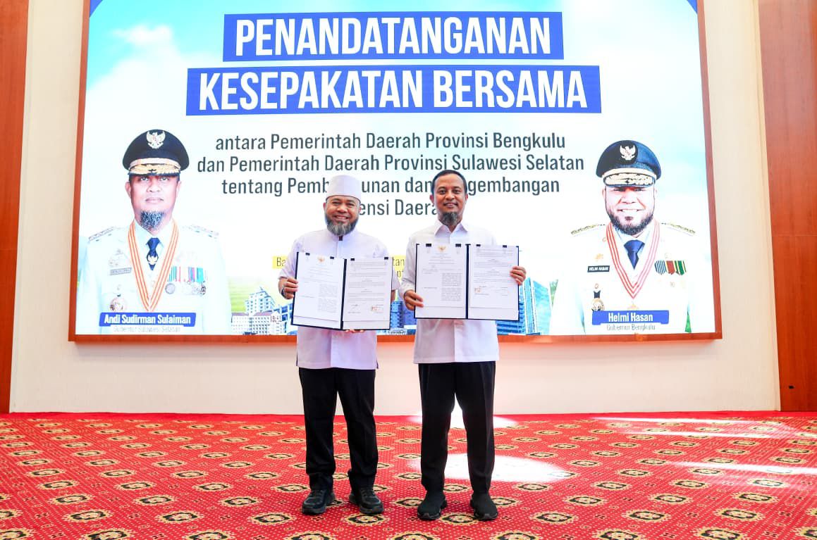 Gubernur Bengkulu Puji Sulsel Jadi Percontohan Pembangunan Pro Rakyat