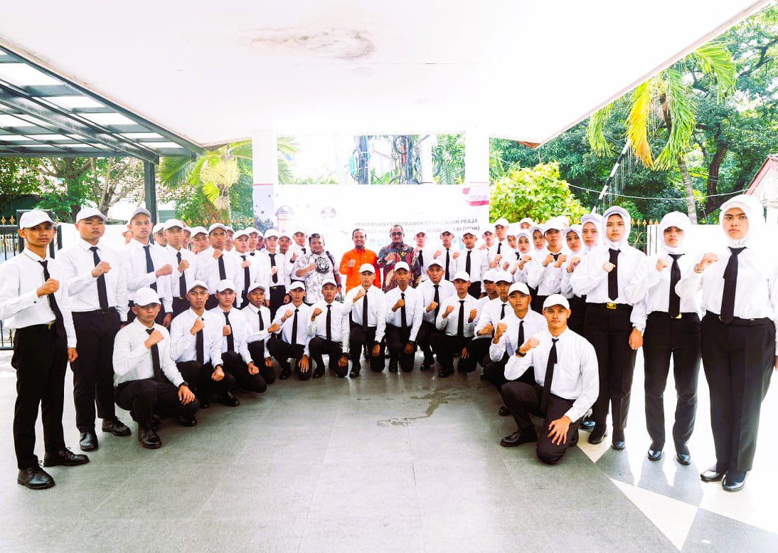 Gubernur Sulsel Andi Sudirman Lepas Calon Praja IPDN Angkatan XXXVI