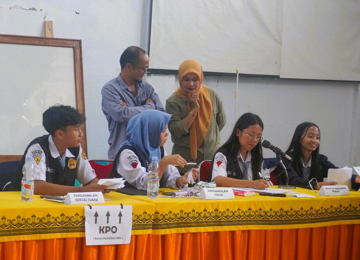 SMA Negeri 5 Tana Toraja Catat 100% Partisipasi dalam Pemilos Serentak Sulsel 2025