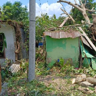 Empat Keluarga di Galonta Kehilangan Rumah, Pemda Enrekang Turun Tangan