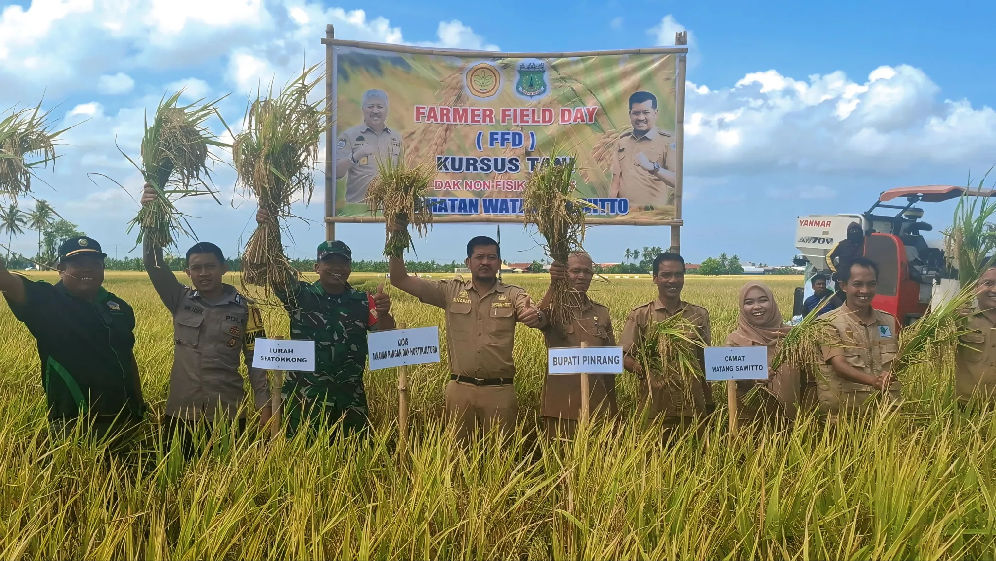 Musim Panen Tiba, Pemkab Pinrang Optimis Produksi Pertanian Meningkat 1 Musim Panen Tiba, Pemkab Pinrang Optimis Produksi Pertanian Meningkat