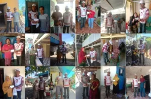 AAS COMMUNITY Cepat Tanggap Berikan Santunan kepada Korban Angin Puting Beliung di Desa Mattiro Bulu