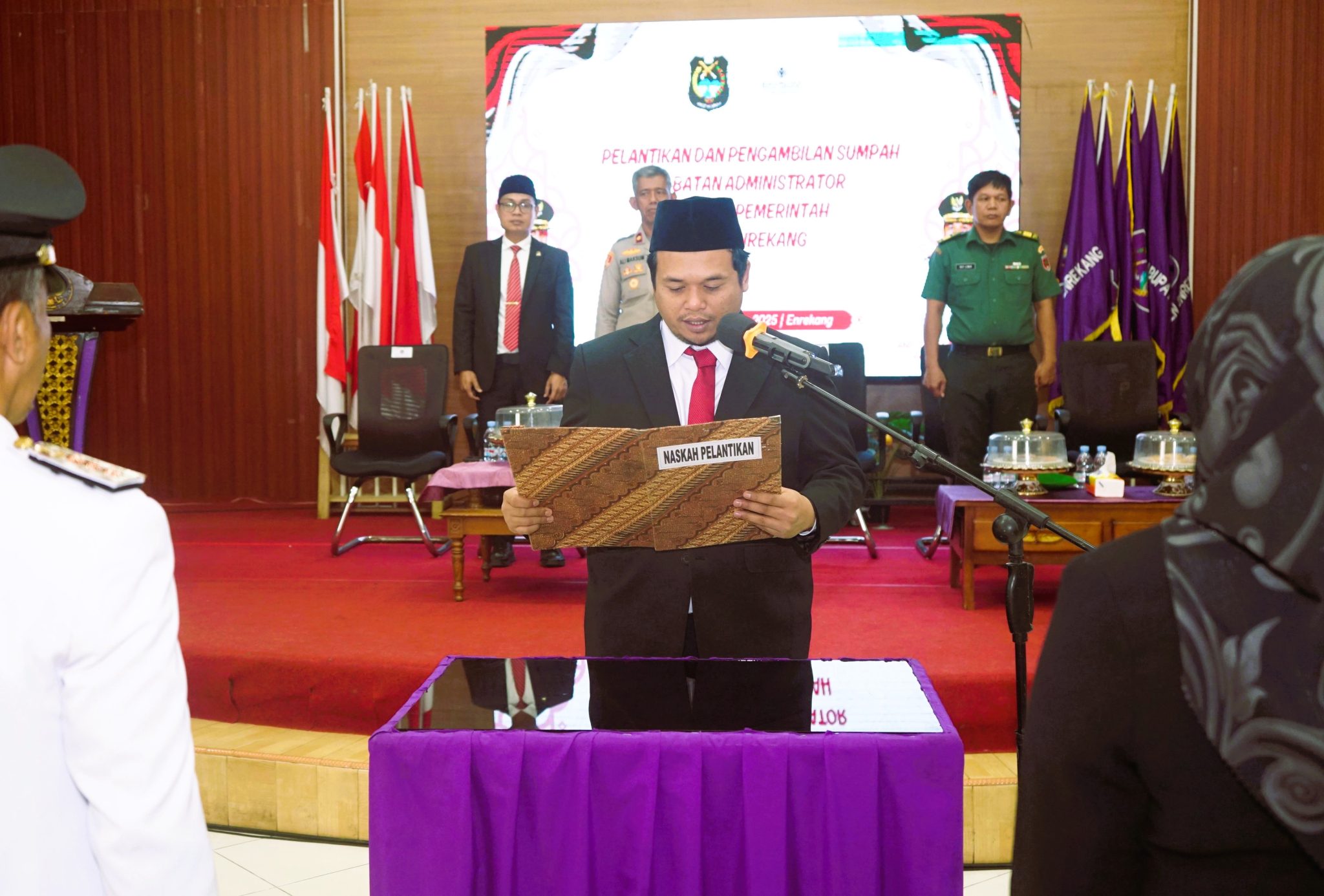 Wakil Bupati Enrekang Lantik Delapan Pejabat Administrator