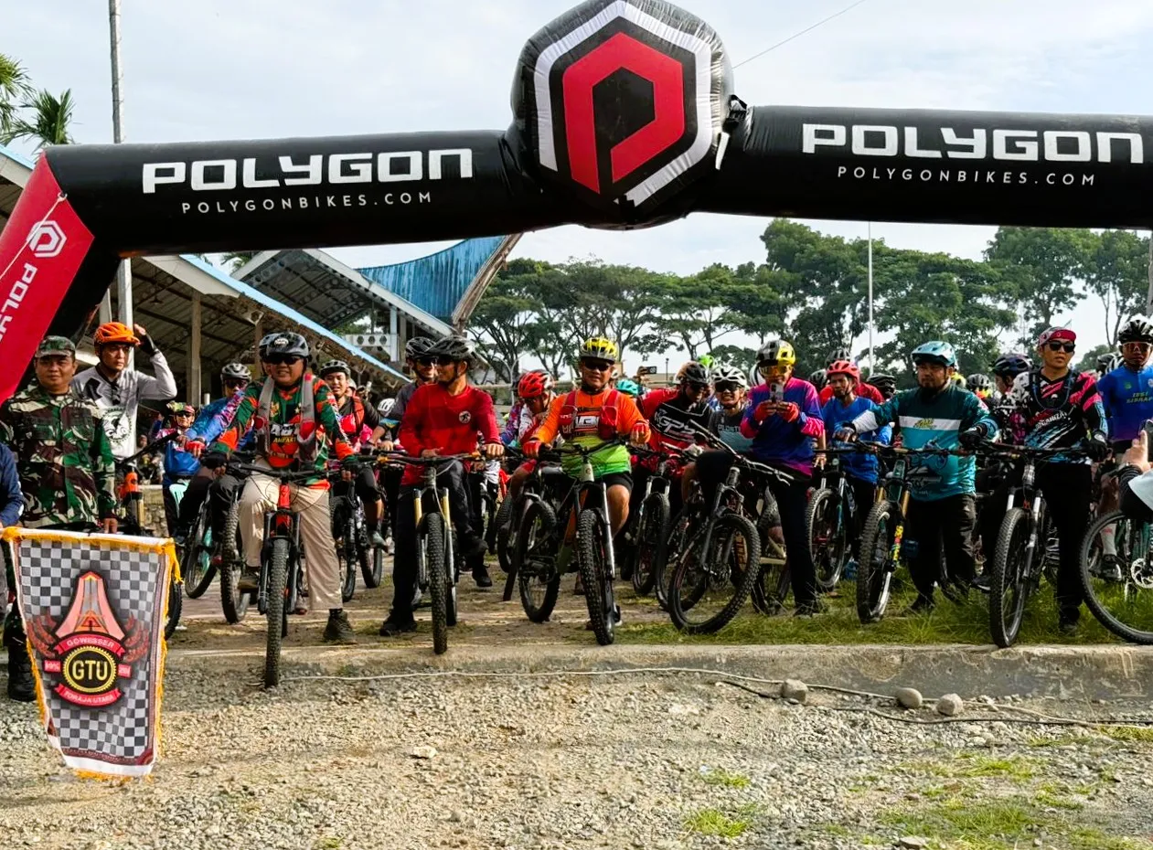 Jelajah Wisata Alam Toraja Utara Sukses Digelar, Diikuti Ratusan Pesepeda dari Berbagai Daerah