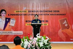 BPS Sosialisasi Sensus Ekonomi 2026, Eva Stevany Rataba Tekankan Literasi Statistik