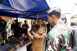 Andi Sudirman Buka Gerakan Pangan Murah Serentak di 24 Kabupaten/Kota Sulsel