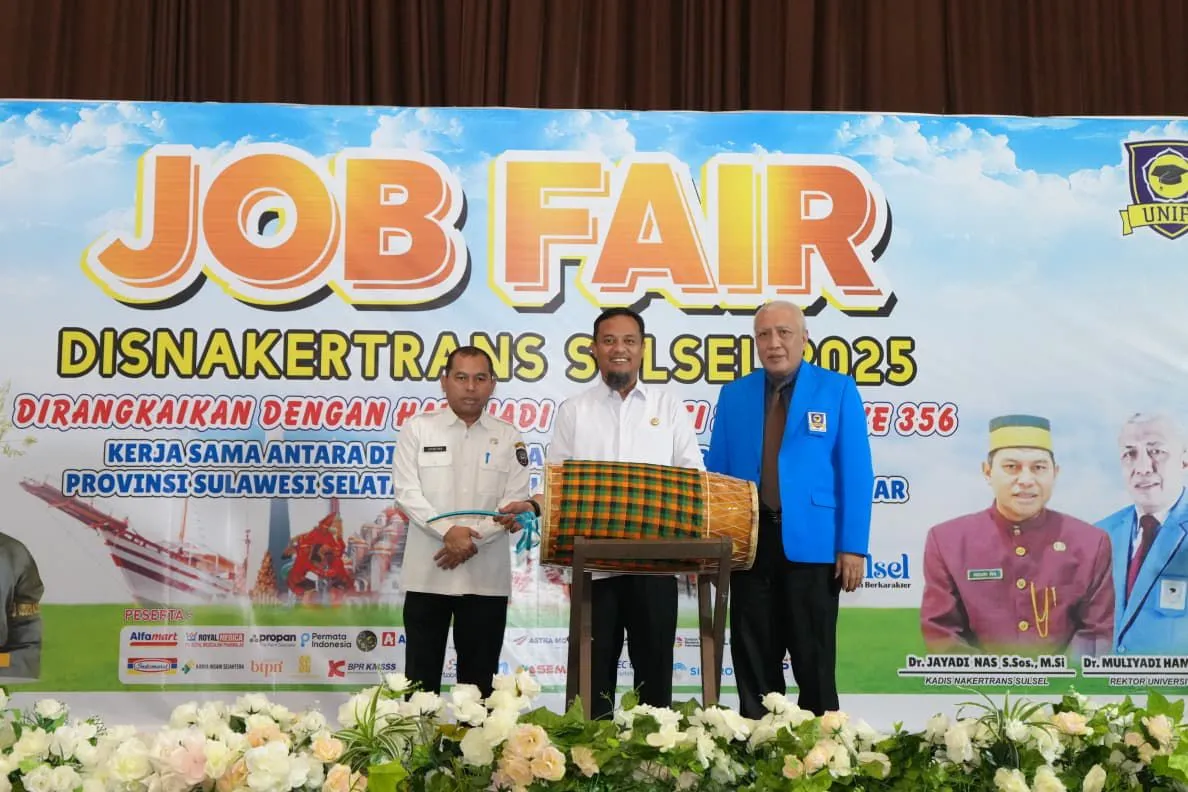 2.000 Lowongan Disiapkan, Job Fair Sulsel Jadi Pintu Peluang Kerja dan Inspirasi Anak Muda