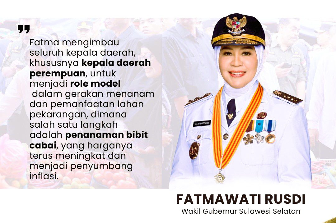 Harga Cabai Naik dan Jadi Penyumbang Inflasi, Wagub Fatmawati Imbau Warga Tanam di Pekarangan Rumah