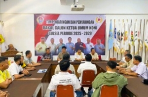 Darmawangsyah Muin Berpeluang Pimpin KONI Sulsel 2025–2029