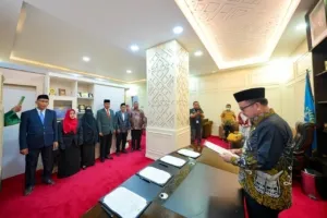 Empat Pejabat Fungsional Ahli Utama Dilantik, Sekda Sulsel: Penguatan SDM Jadi Prioritas