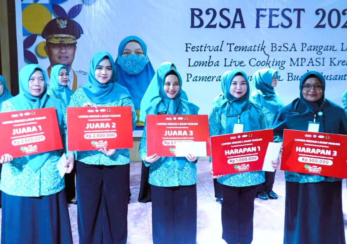 Menu Lokal Enrekang Curi Perhatian, TP PKK Sabet Juara 2 di Festival B2SA