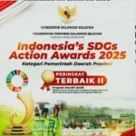 Prestasi Sulsel: Program Mandiri Benih Diganjar SDGs Action Awards 2025