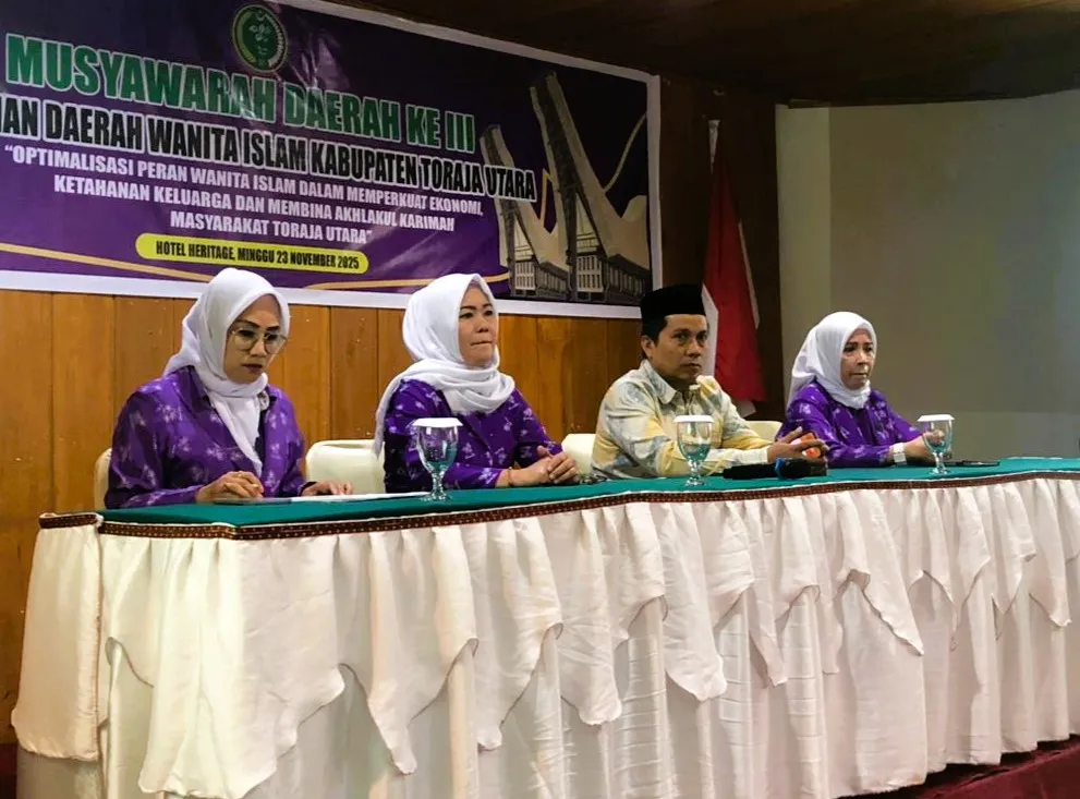 Musda III Wanita Islam Toraja Utara Diharapkan Perkuat Ukhuwah dan Membina Akhlakul Karimah