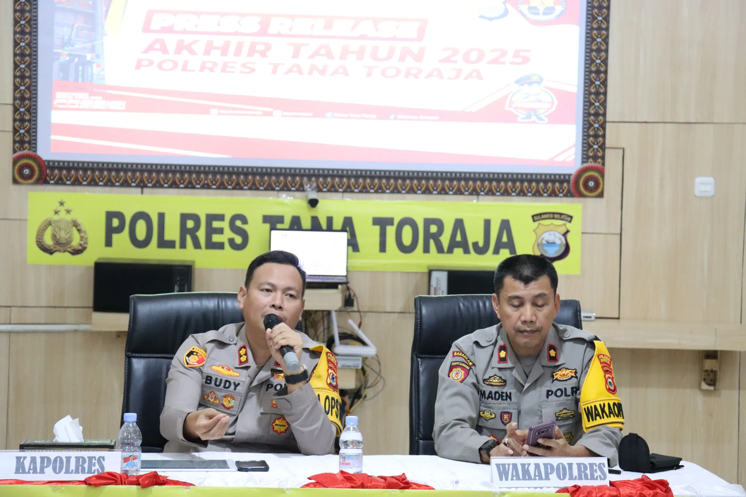 Sepanjang 2025, Polres Tana Toraja Tuntaskan 92 Persen Kasus Kejahatan
