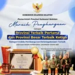 Sulsel Raih Provinsi Terbaik Pertama di Indeks Pembangunan Ketenagakerjaan 2025, Borong Dua Penghargaan Nasional