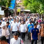 Gubernur Sulsel Lepas Ribuan Peserta Jalan Sehat Anti Mager di Pangkep
